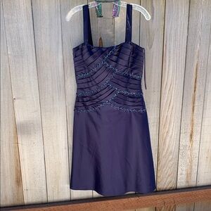 Beaded Purple Dress Patra special occasion